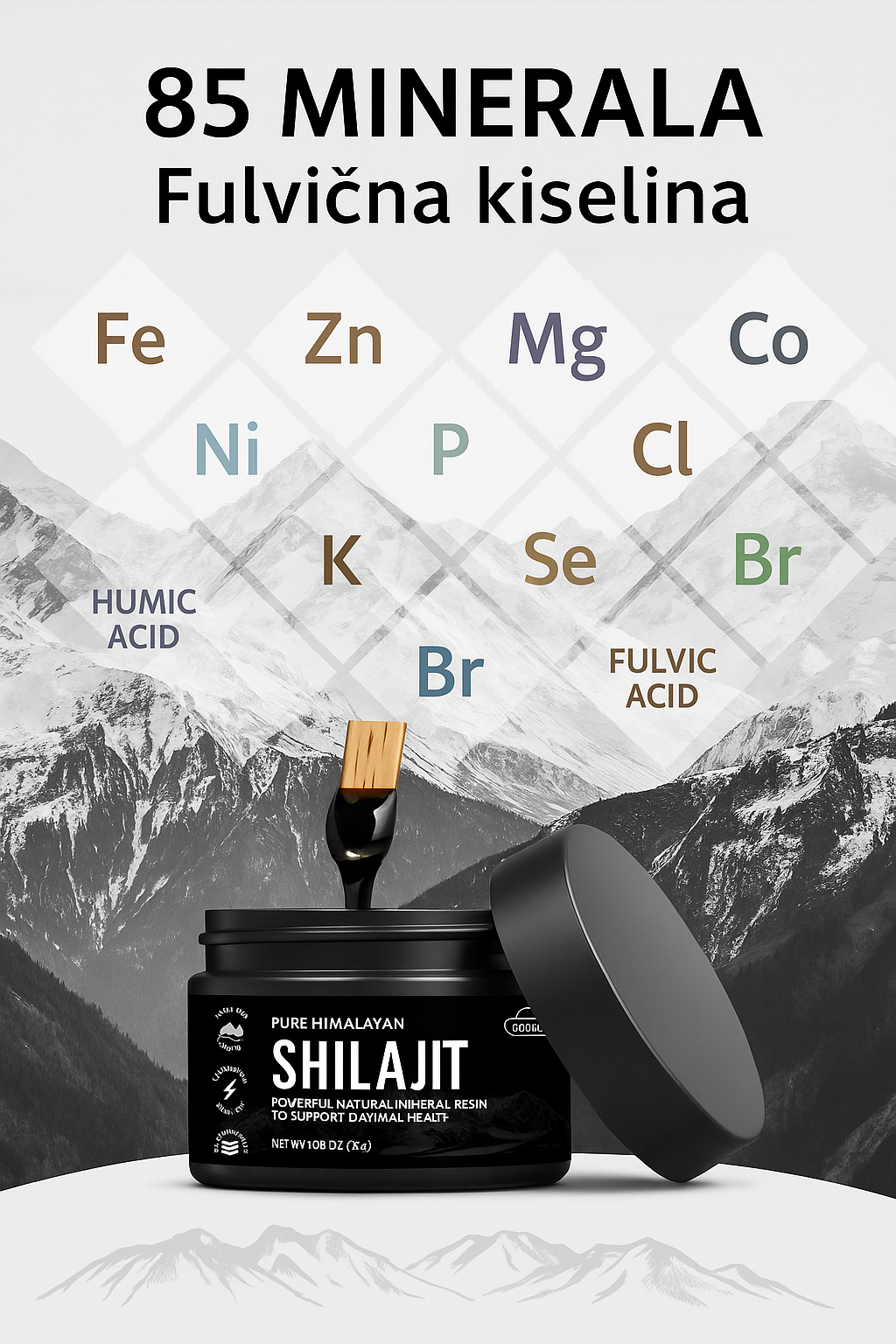 Himalajski Shilajit 30g - Poboljšajte sve aspekte svoje muškosti