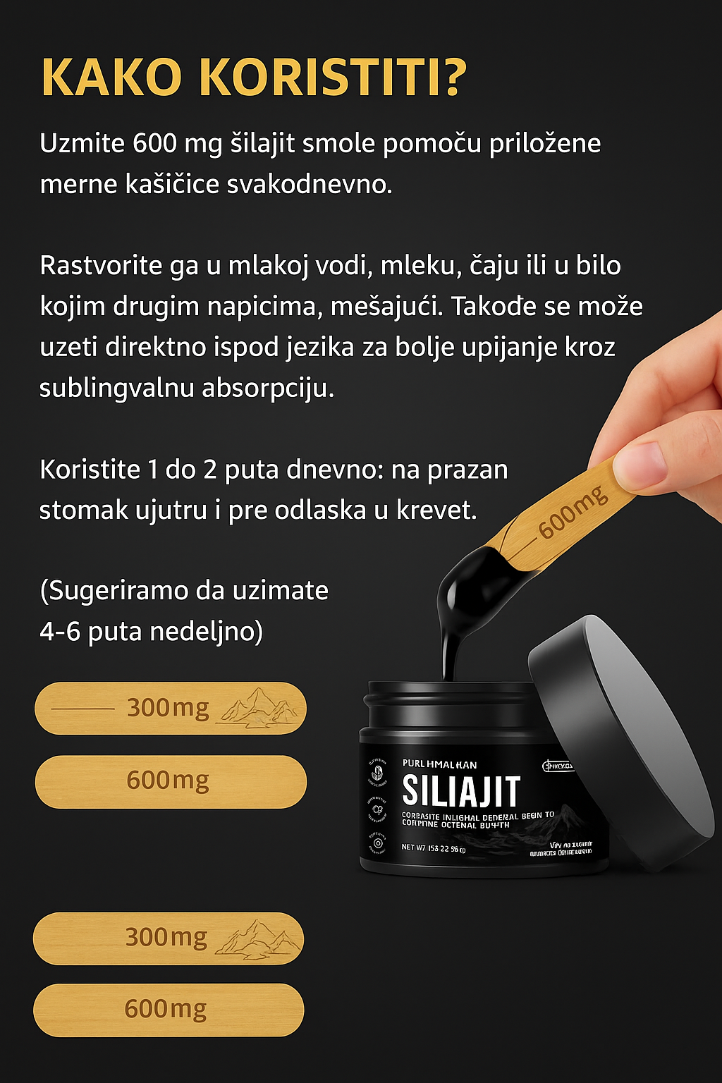 Himalajski Shilajit 30g - Poboljšajte sve aspekte svoje muškosti